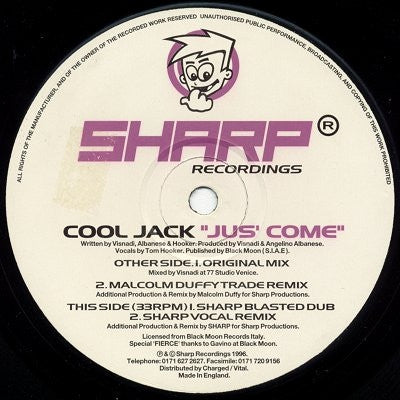 COOL JACK - Jus' Come