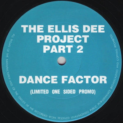 ELLIS DEE - The Ellis Dee Project Part 2