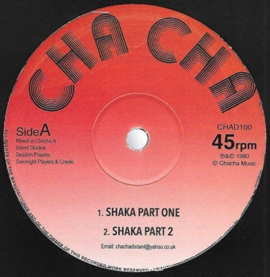 THE OVERNIGHT PLAYERS - Shaka Part One / Kunta Kinte's Revenge