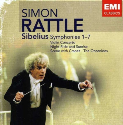 JEAN SIBELIUS, SIR SIMON RATTLE, CITY OF BIRMINGHAM SYMPHONY ORCHESTRA - Symphonies 1-7 / Violin Concerto / Night Ride And Sunrise / Scene With Cranes / The Oceanides