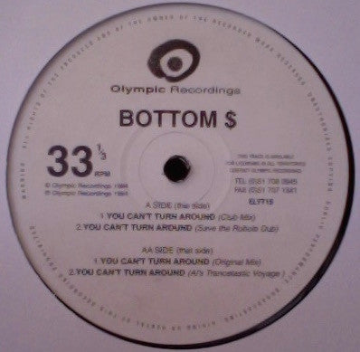BOTTOM $ - You Can't Turn Around