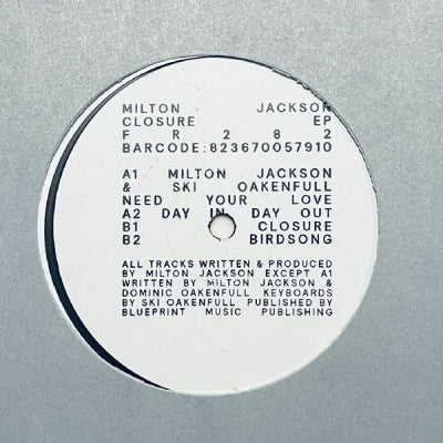MILTON JACKSON - Closure EP