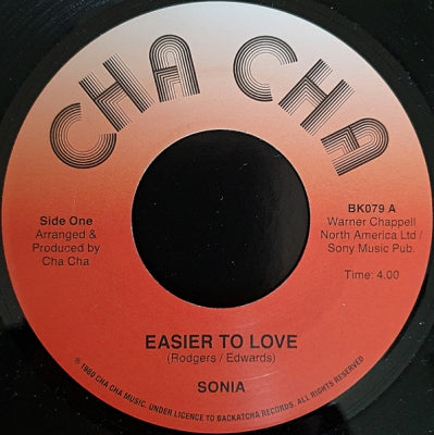 SONIA / OVERNIGHT PLAYERS - Easier To Love / Malcolm X
