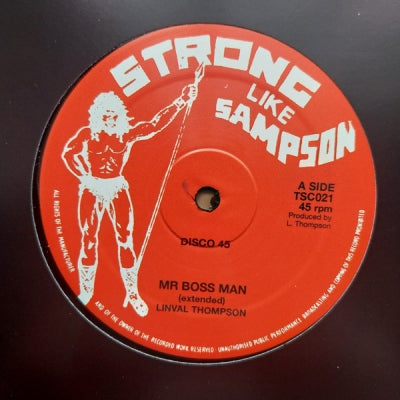 LINVAL THOMPSON & RANKING TREVOR - Mr Boss Man (Ext.) / Stop Pushing Me Around