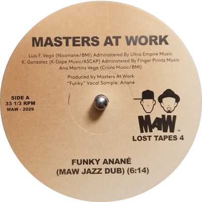 MASTERS AT WORK - MAW Lost Tapes 4