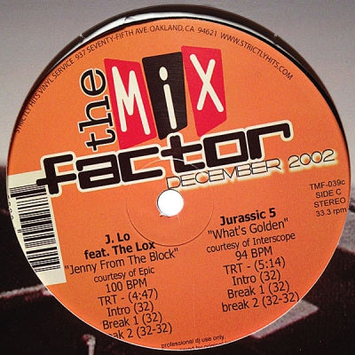 VARIOUS ARTISTS - The Mix Factor (December 2002)