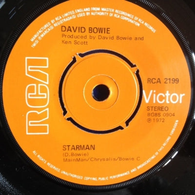 DAVID BOWIE - Starman / Suffragette City