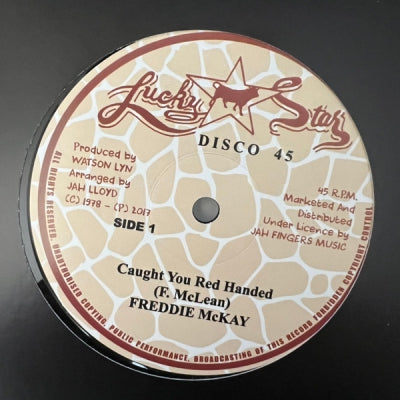 FREDDIE MCKAY - Caught You Red Handed / Jah Love I
