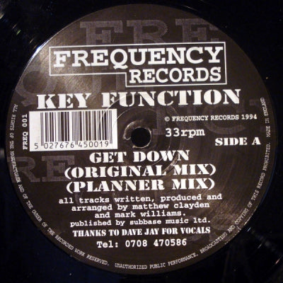KEY FUNCTION - Get Down