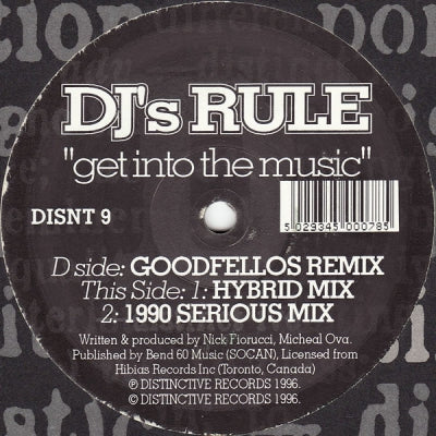 DJ'S RULE - Get Into The Music