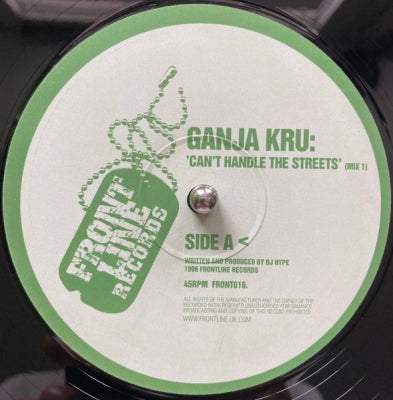 GANJA CRU - Can't Handle The Streets