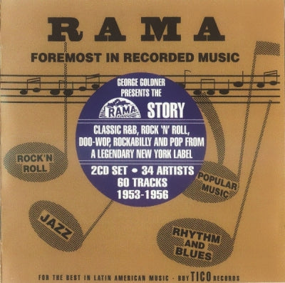 VARIOUS - George Goldner Presents The Rama Story - Classic R&B, Rock 'n' Roll, Doo-Wop, Rockabilly And Pop Fro