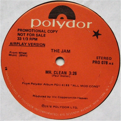 THE JAM - Mr. Clean