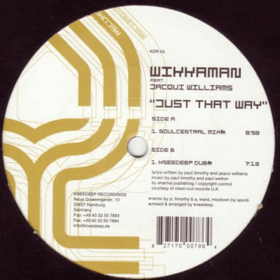 WIKKAMAN FEAT. JACQUI WILLIAMS - Just That Way
