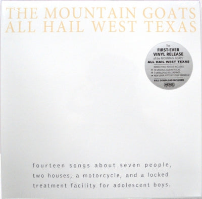 THE MOUNTAIN GOATS - All Hail West Texas