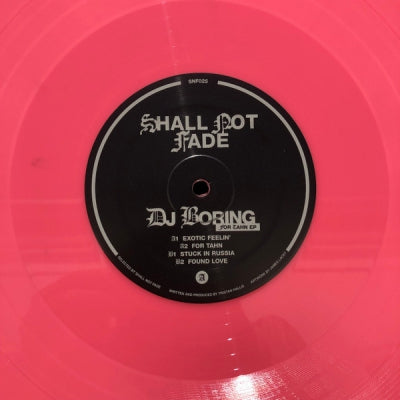 DJ BORING - For Tahn EP