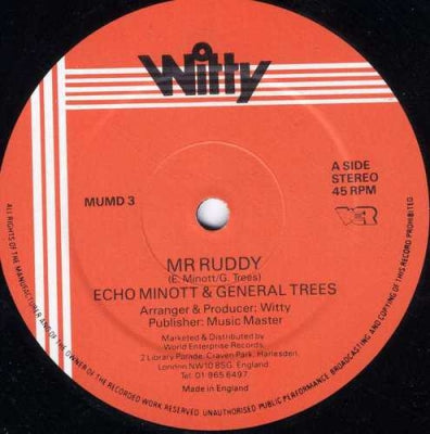 ECHO MINOTT & GENERAL TREES - Mr Ruddy / Original D.J. Juggling