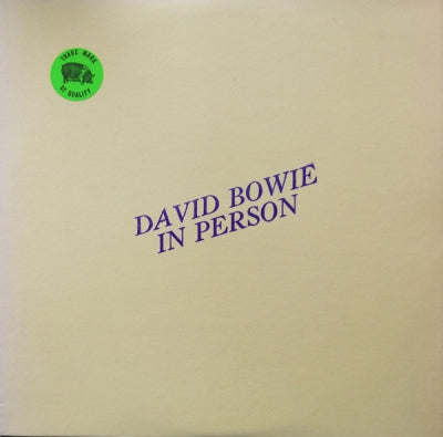 DAVID BOWIE - In Person