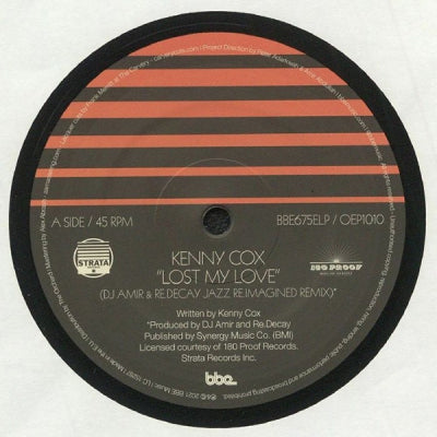 KENNY COX - Lost My Love