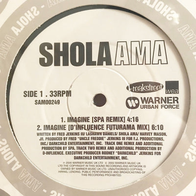 SHOLA AMA - Imagine Featuring Red Rat