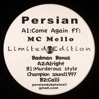 PERSIAN - Come Again