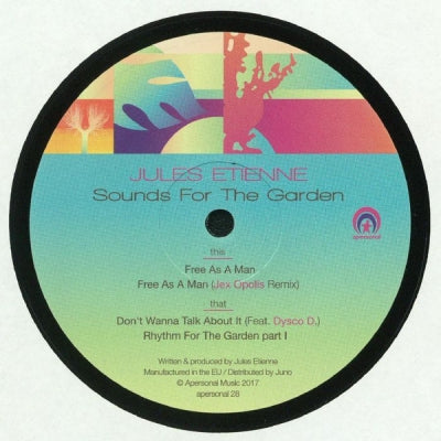 JULES ETIENNE - Sounds For The Garden EP