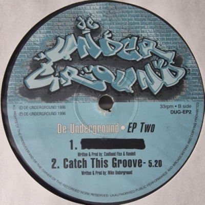 VARIOUS (MIKE DE UNDERGROUND / COOL HAND FLEX & RANDALL) - De-Underground EP Two (Like Dis Like Dat / Shine On / Catch This Groove)
