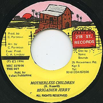 BRIGADIER JERRY - Motherless Children / Version