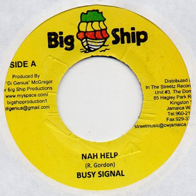 BUSY SIGNAL - Nah Help / Shadow (Version)