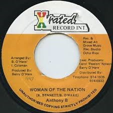 ANTHONY B - Woman Of The Nation / Version