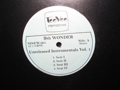 9TH WONDER - Unreleased Instrumentals Vol. 1