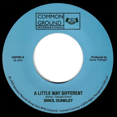 ERROL DUNKLEY - A Little Way Different / I'm Not The Man For You