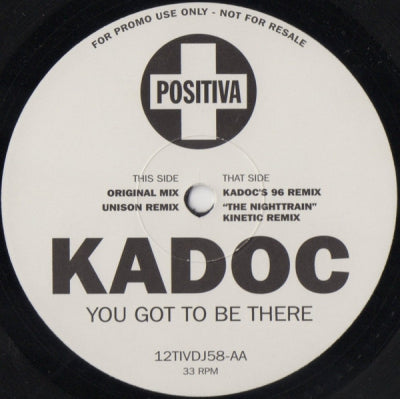 KADOC - You Got To Be There