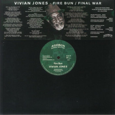 VIVIAN JONES & AGOBUN RIDDIM SECTION - Fire Bun / Final War