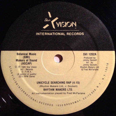 RHYTHM MAKERS LTD. - Unicycle Searching Rap