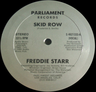 FREDDIE STARR - Skid Row