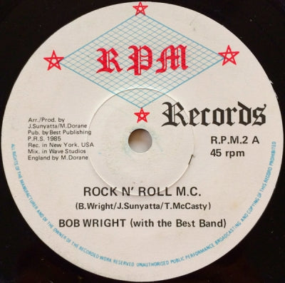 BOB WRIGHT WITH THE BEST BAND - Rock N' Roll M.C. / Rock N' Roll Music