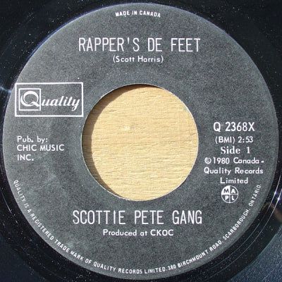 SCOTTIE PETE GANG - Rapper's De Feet