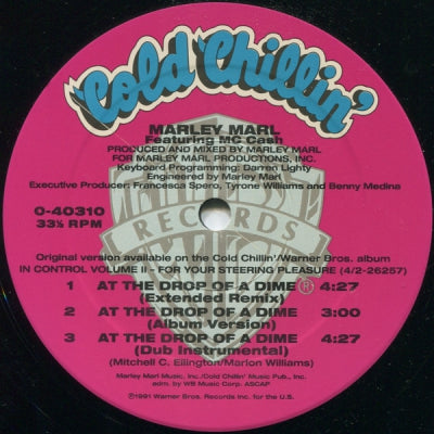MARLEY MARL - At The Drop Of A Dime / Check The Mirror