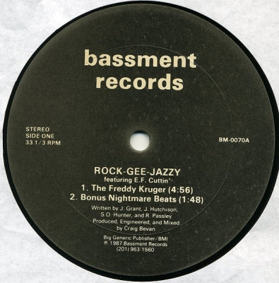 ROCK-GEE-JAZZY FEATURING E.F. CUTTIN' - The Freddy Kruger