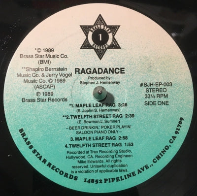 RAGADANCE FEATURING HONKY RAP - Ragadance