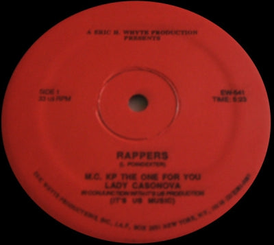 M.C. KP THE ONE FOR YOU / LADY CASANOVA - Rappers / Try