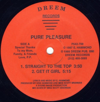 PURE PLEASURE - Straight To The Top