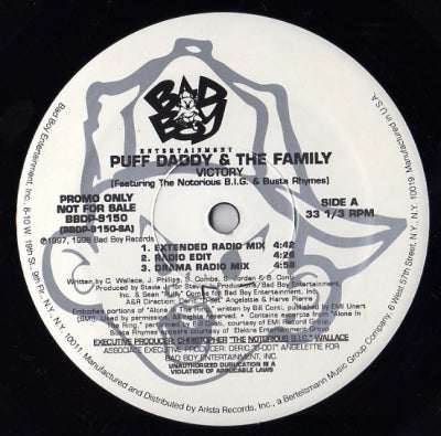 PUFF DADDY & THE FAMILY - Victory Featuring Notorious B.I.G & Busta Rhymes
