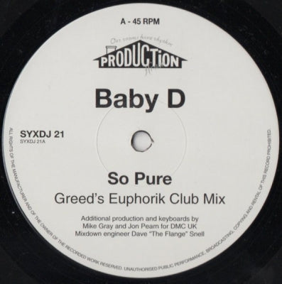 BABY D - So Pure