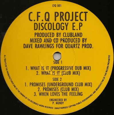 C.F.Q PROJECT - Discology E.P