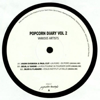 VADIM SVOBODA & PAUL CUT / SEUIL & YAKINE / SILER & FLABAIRE - Popcorn Diary Vol 2