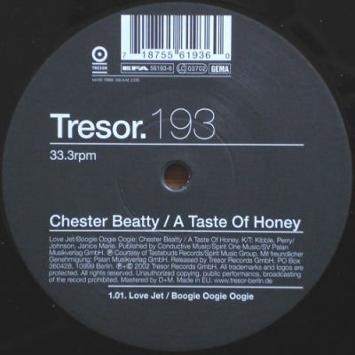 CHESTER BEATTY / A TASTE OF HONEY - Love Jet EP