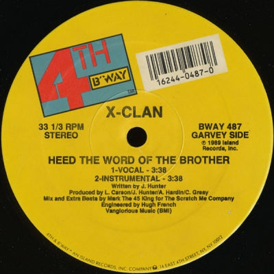 X-CLAN - Heed The Word Of The Brother / Raise The Flag
