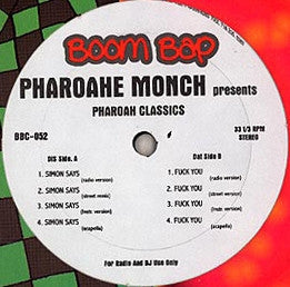 PHAROAHE MONCH - Pharoahe Classics 'Simon Says' / 'Fuck You'.